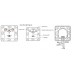 Detector de Movimiento IR y crepuscular Empotrar Pared 180g IP20 Plata/Gris, 3 cables