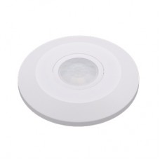 Detector de Movimiento IR y crepuscular Superficie Techo 360g IP20 Blanco