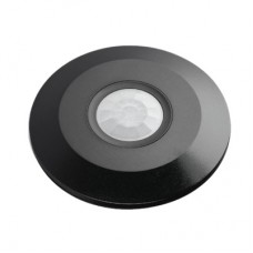 Detector de Movimiento IR y crepuscular Superficie Techo 360g IP20 Negro