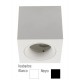 Foco superficie cuadrado 95*95*90mm orientable para Lámpara GU10/MR16, Blanco ó Negro