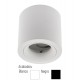 Foco superficie redondo φ95*90mm orientable para Lámpara GU10/MR16, Blanco ó Negro