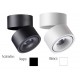 Foco LED superficie Redondo Basculante S09 12W Blanco ó Negro