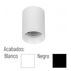 Foco LED superficie Redondo S13 φ60*80mm Blanco ó Negro para Lámpara GU10/MR16