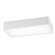 Plafón LED superficie Rectangular 600x400mm Blanco 48W