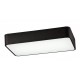 Plafón LED superficie Rectangular 600x400mm Negro 48W