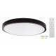 Plafón LED superficie Redondo 420mm Negro 30W CCT con mando