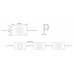 Módulo LED 160º 1,5W IP65 7000ºK, cadena 20ud