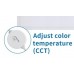 Panel LED Backlight 600X1200mm 45W 8600Lm Marco Blanco CCT Seleccionable, con cable de alimentación de 1,5 m