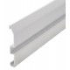 Perfil Rodapié aluminio lacado Blanco PRO 80x10,2mm para tiras LED, barra 2 Metros