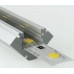 Perfil Angulo aluminio anodizado 19x19mm para tiras LED, 6 mts (2 barras 3 Metros)
