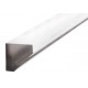Perfil Aluminio Angulo Blanco 55x55mm. para tiras LED, barra 2 Metros