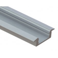 Perfil Aluminio Empotrar LINE 24x7mm. para tiras LED, barra 3 Metros