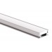 Perfil empotrar suelo pisable aluminio anodizado 19,2x8,3mm para tiras LED, barra 2 Metros