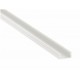Perfil Aluminio Superficie Blanco 17x8mm. para tiras LED, barra de 2 Metros