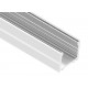 Perfil Aluminio Superficie Blanco LINE 17,5x15mm. para tiras LED, barra de 2 Metros