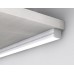 Perfil Aluminio Superficie ECO Plata 17x14,5mm. para tiras LED, barra de 2 Metros - completo- (a 6,45€/mt)
