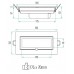 Foco Rectangular empotrar LED Samsung 15W IP65 185x100mm Flicker Free