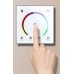 Controlador Táctil para tira LED RGB Blanco para empotrar en cajetín universal