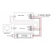Amplificador Señal para Tira LED 1 canal 8A 12V-36VDC para voltaje constante