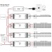 Receptor Controlador DALI para tira LED Monocolor, RGB y RGBW 12-36V 4 canales 1 dirección 240-720W