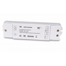 Receptor Controlador Eco para tira LED monocolor, RGB y RGBW 12-36V 4 canales 240-720W