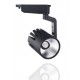 Foco Carril Monofásico LED COB 30W 35º Negro