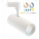 Foco Carril Monofásico LED COB 30W 35º Blanco CCT