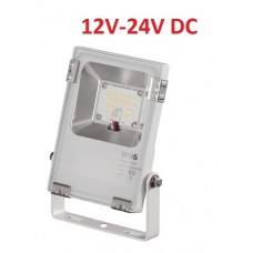 Foco LED exterior PRO 12V-24V DC 10W IP65 Blanco