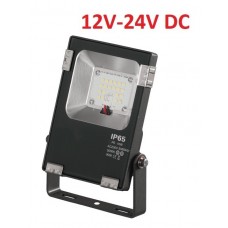 Foco LED exterior PRO 12V-24V DC 10W IP65 Gris