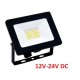 Foco Proyector LED exterior Slim Negro NEOLINE de 12V a 24V 20W IP-65 SMD