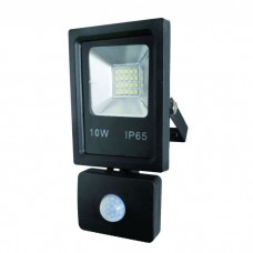 Foco LED exterior SLIM 10W IP-65 SMD con Detector de Movimiento