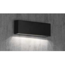 Aplique LED exterior IP65 superficie pared R 6W 480Lm Negro