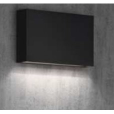 Aplique LED exterior IP65 superficie pared R 7W 500Lm Negro