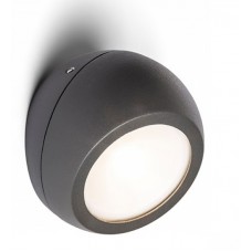 Aplique LED exterior IP54 superficie pared o techo Roof-Wall 6W 400Lm Negro