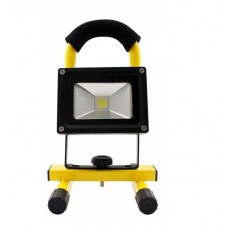 Foco LED exterior 10W IP65 Recargable con Soporte