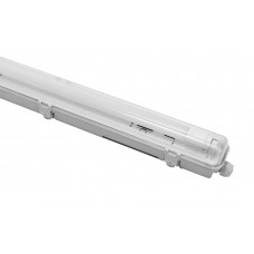 Pantalla estanca para 1 tubo LED de 1500mm, conexión 1 lado