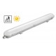 Pantalla estanca IP65 PC compacta LED de 1500mm 55W 5260Lm con Sensor