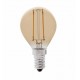 Lámpara LED Esferica Gold E14 2W Filamento