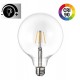 Lámpara LED Globo 125mm Clara E27 7W Filamento 2700ºK CRI90 Regulable