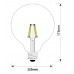 Lámpara LED Globo 125mm Clara E27 4W Filamento 2700ºK