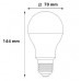 Lámpara LED Standard A70 E27 20W Aluminio