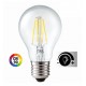 Lámpara LED Standard Clara E27 Filamento 7W 2700ºK 800lm Regulable