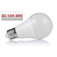 Lámpara LED Standard A60 E27 12V-30V DC 9W