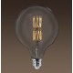 Lámpara LED Globo 125mm Clara E27 10W Filamento Trenzado 2200ºK Regulable