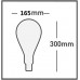 Lámpara LED Broadway PS160 Clara E40 12W Filamento 2200ºK Regulable