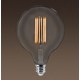 Lámpara LED Globe G150 Clara E40 8W Filamento Zig-Zag 2200ºK Regulable