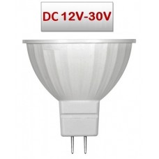 Lámpara LED GU5,3 MR16 SMD 5,5W 100º 12V-30V DC
