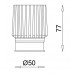 Módulo LED ES50 50X77mm 9W 40º CRI90