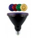 Lámpara LED PAR38 E27 15W 230V, colores