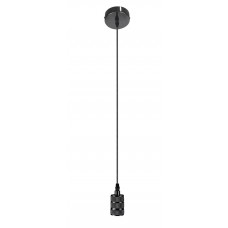 Portalámparas INDUSTRIAL C2 Negro E27 con 1,80 mts. cable y florón